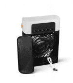 Mist Cooling Fan Black
